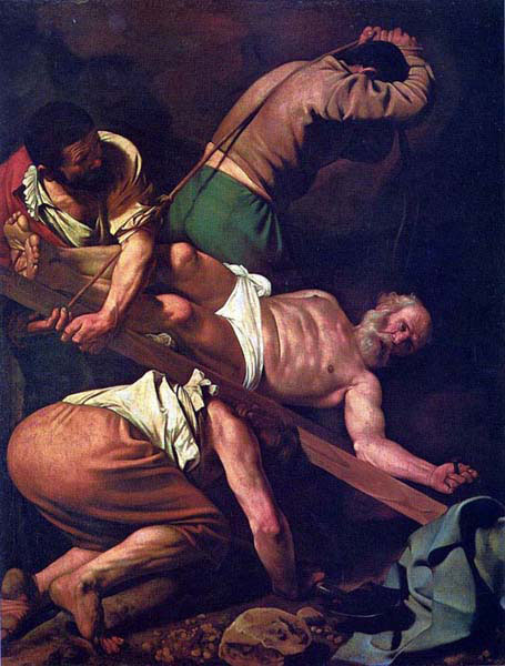Crucifixion of saint Peter